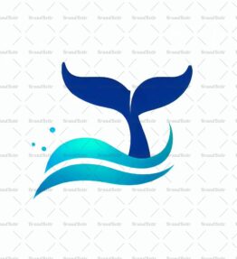 Walflosse und Wasser